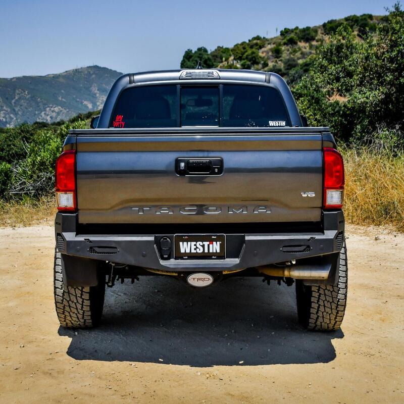 WES Pro-Series Bumpers - Westin 16-20 Toyota Tacoma Pro-Series Rear Bumper - Textured Black