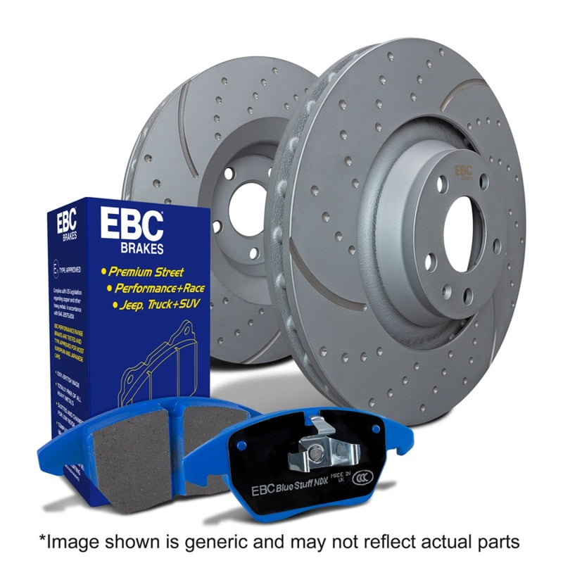 EBC GD Sport Rotor Sets - EBC S6 Brake Pad and Rotor Kit