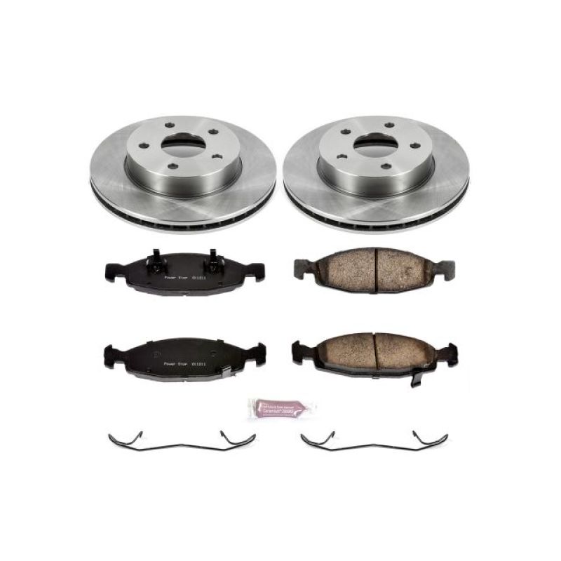 PSB Autospecialty Kit - Power Stop 99-02 Jeep Grand Cherokee Front Autospecialty Brake Kit