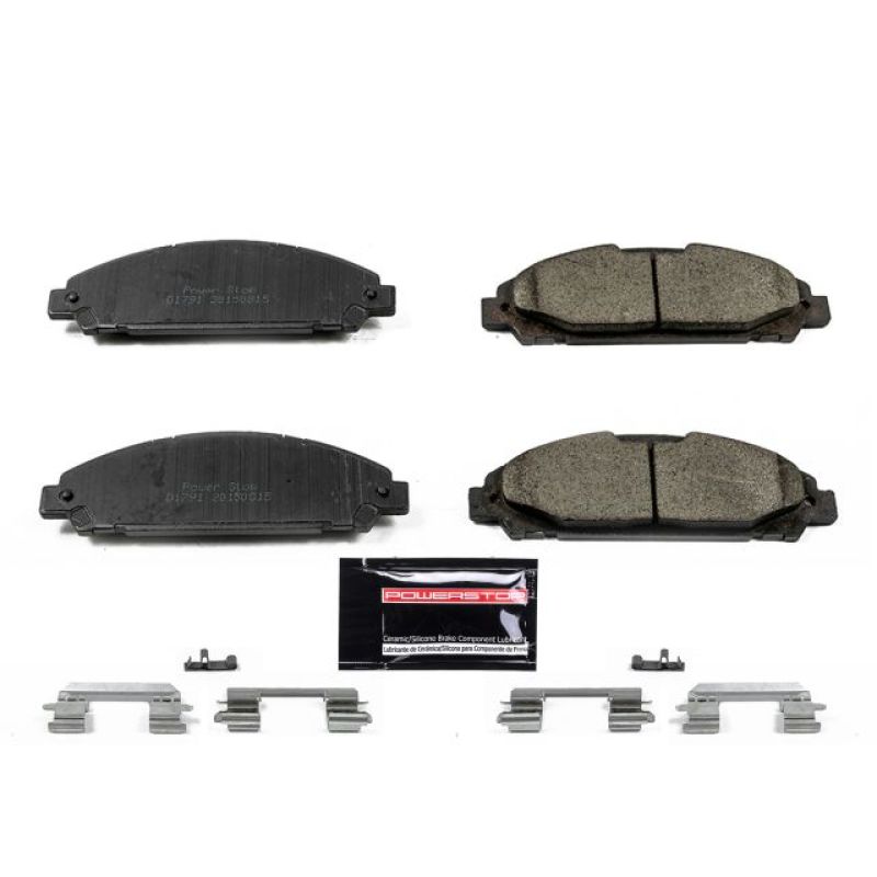 PSB Z23 Evolution Brake Pads - Power Stop 15-19 Ford Mustang Front Z23 Evolution Sport Brake Pads w/Hardware
