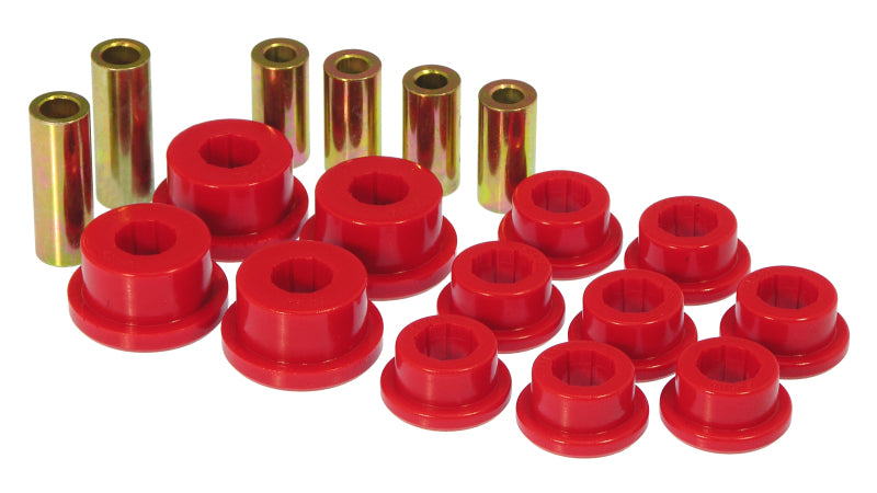 PRO Control Arm Bushings - Red - Prothane 95-99 Mitsubishi Eclipse Front Upper/Lower Control Arm Bushings - Red