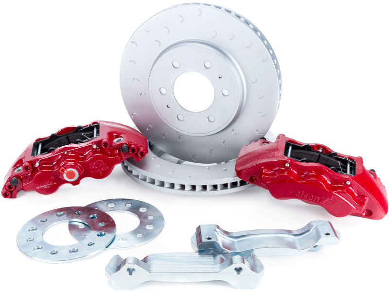 ALC Front Brake Kits - Alcon 09-20 F-150/Raptor Gen1-2 347x36mm Rotors 6-Piston Red Front Brake Kit Requires alcAC011507NAN