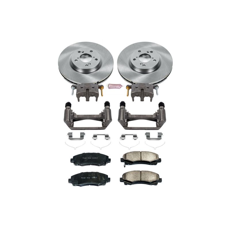 PSB Autospecialty Caliper - Power Stop 12-14 Honda Ridgeline Front Autospecialty Kit w/Cals