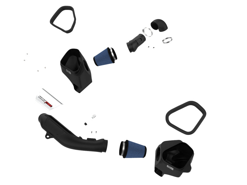 AFE Magnum FORCE Stage-2 Cold Air Intakes - aFe POWER Magnum FORCE Stage-2 Pro 5R Cold Air Intake System 15-19 BMW M3/M4 3.0L