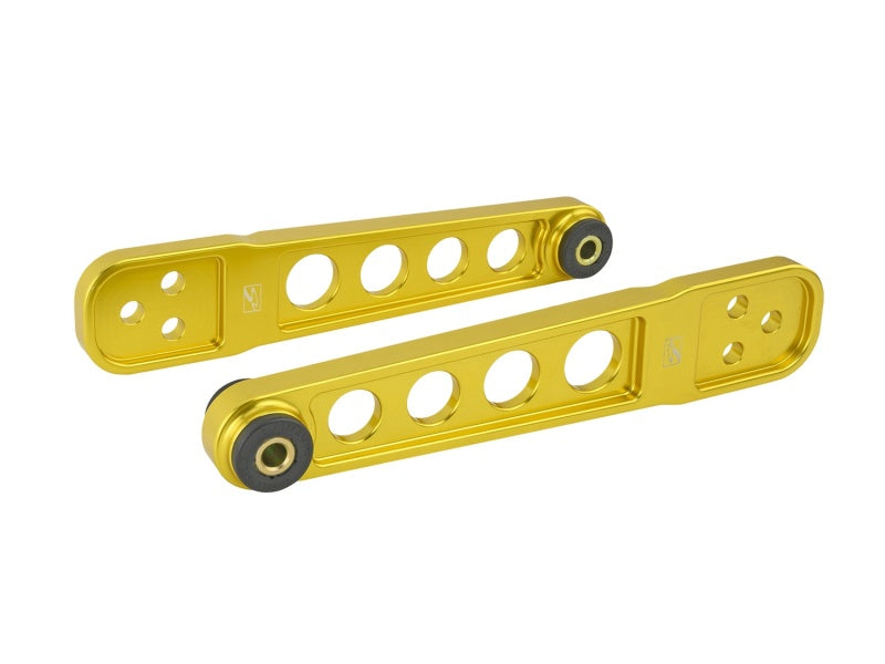 SK Control Arms - Skunk2 01-05 Honda Civic Gold Anodized Rear Lower Control Arm (Includes Socket Tool)