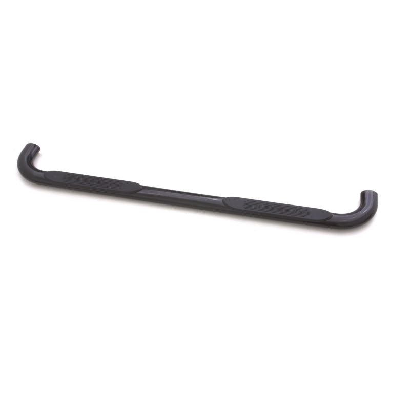 LND Nerf Bars - Black - Lund 94-02 Dodge Ram 2500 Quad Cab 4in. Oval Curved Steel Nerf Bars - Black