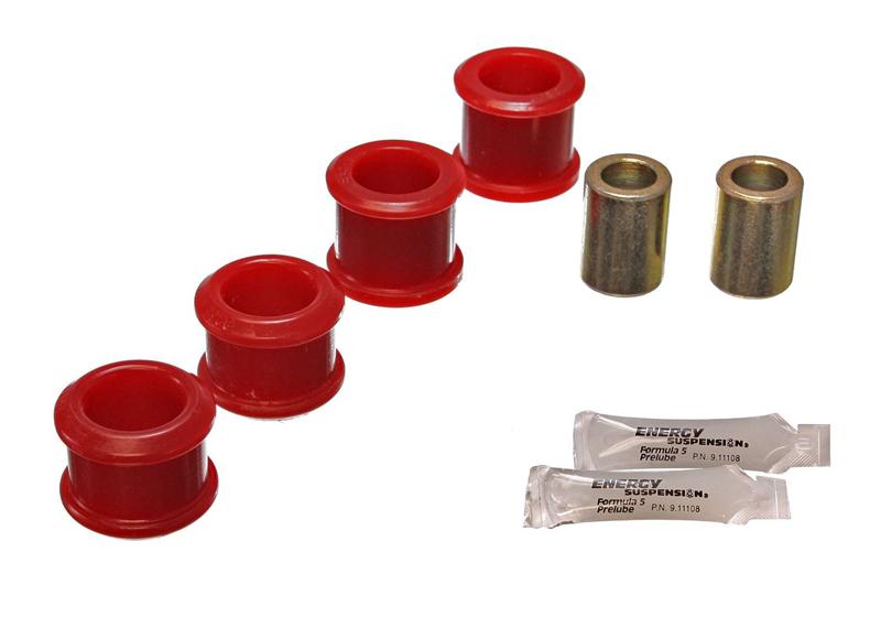 ES Track Arm Bushings - Red - Energy Suspension Track Rod Bushing Set - Red