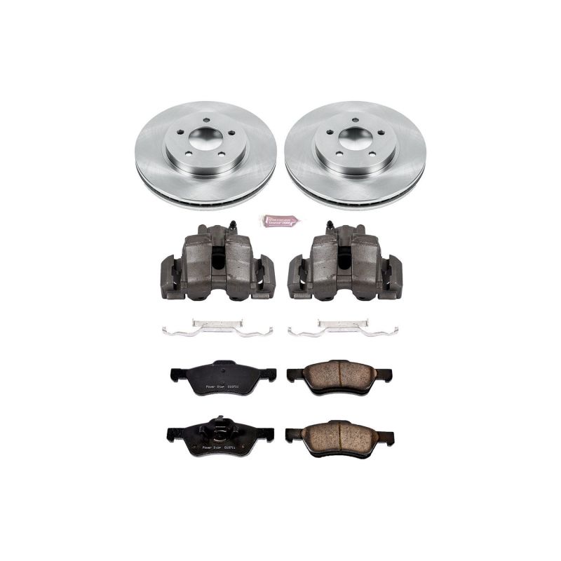 PSB Autospecialty Kit w/Cals - Power Stop 05-10 Ford Escape Front Autospecialty Brake Kit w/Calipers