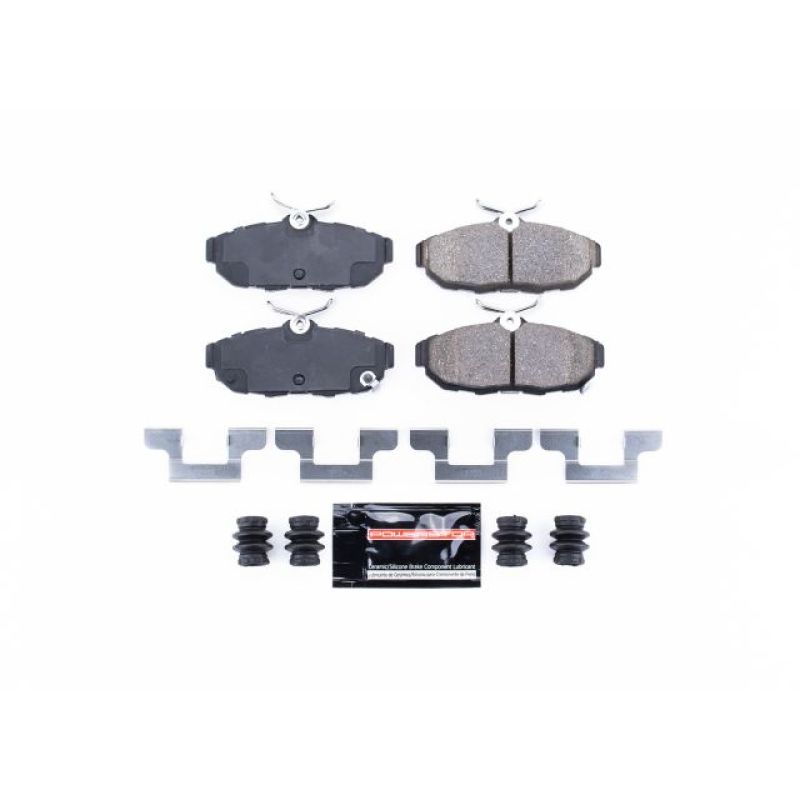 PSB Z23 Evolution Brake Pads - Power Stop 11-14 Ford Mustang Rear Z23 Evolution Sport Brake Pads w/Hardware