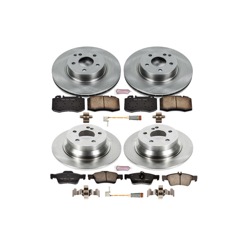 PSB Autospecialty Kit - Power Stop 2006 Mercedes-Benz E350 Front and Rear Autospecialty Brake Kit