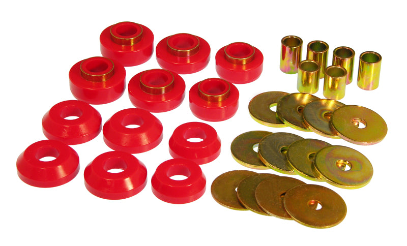 PRO Body/Subframe Bush - Red - Prothane 76-81 GM Firebird / Trans Am Body Mount - Red
