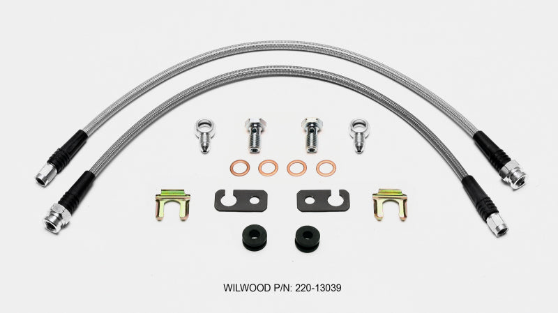 WIL Flexline Brake Hose - Wilwood Flexline Kit Rear 2013 Focus