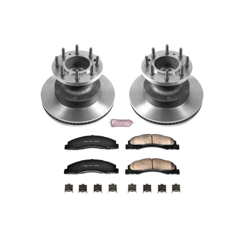 PSB Autospecialty Rotor - Power Stop 08-19 Ford E-450 Super Duty Front Autospecialty Brake Kit