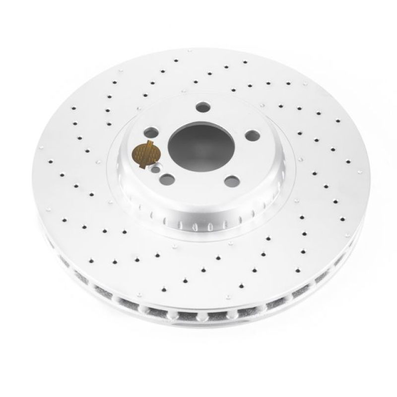 PSB Evolution Coated Rotor - Power Stop 17-18 Mercedes-Benz C43 AMG Front Evolution High Carbon Geomet Coated Rotor
