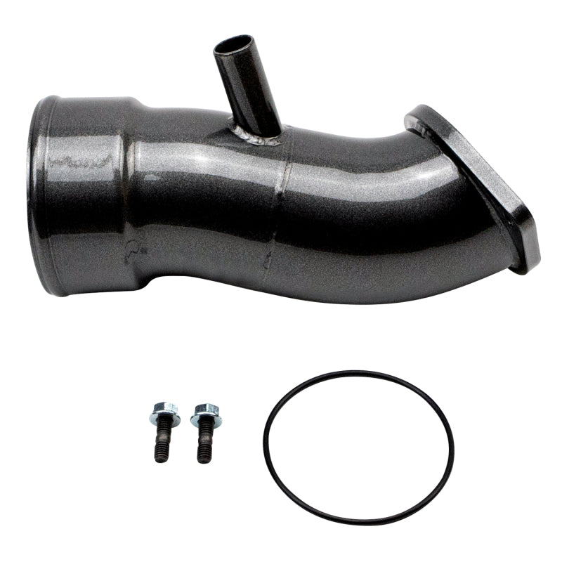 WCF Intake Horn - Wehrli 20-24 Chevrolet 6.6L L5P Duramax 3.5in Intake Horn w/PCV Port - Gloss Black