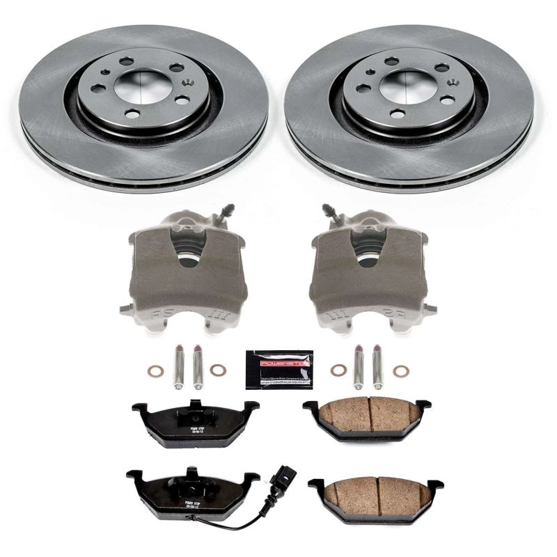 PSB Autospecialty Kit w/Cals - Power Stop 99-06 Volkswagen Beetle Front Autospecialty Brake Kit w/Calipers