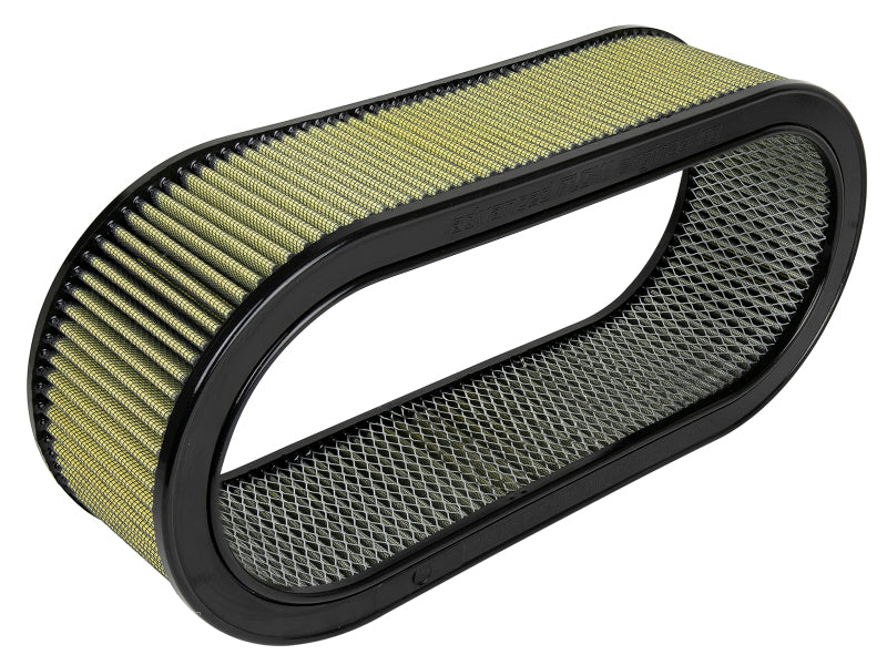 AFE Universal Pro-G 7 Filter - aFe MagnumFLOW Air Filters Round Racing PG7 A/F PG7 Oval Filter (18.13 x 7.25 x 6.0 w/EM)