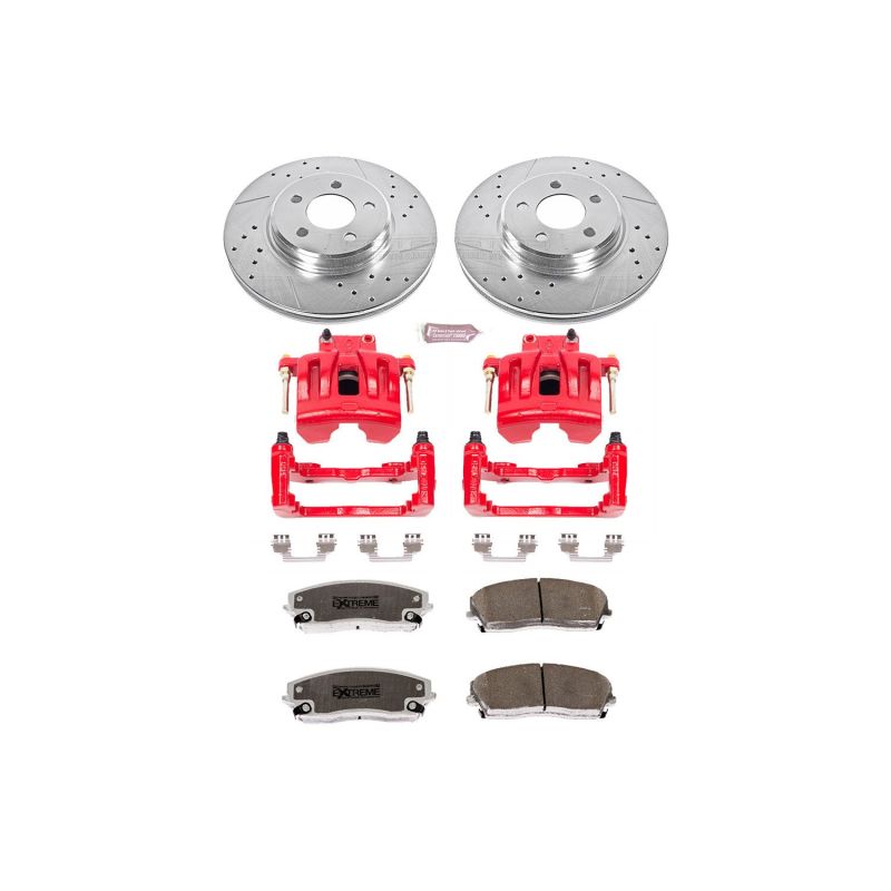 PSB Z26 Street Kit w/Cals - Power Stop 05-11 Chrysler 300 Front Z26 Street Warrior Brake Kit w/Calipers