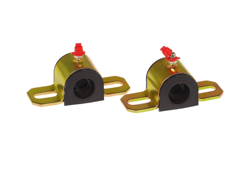 PRO Sway/End Link Bush - Blk - Prothane Universal Greasable Sway Bar Bushings - 13/16in - Type A Bracket - Black