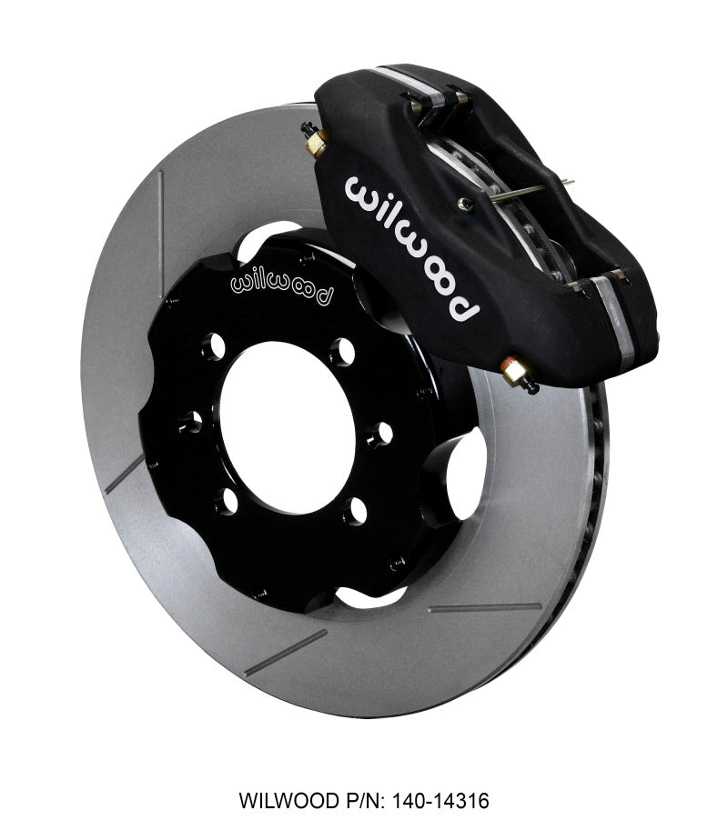 WIL Dynalite Brake Kit - Wilwood Forged Dynalite ST Front Hat Kit 11.00in GT Rotor Road Race 95-05 Miata