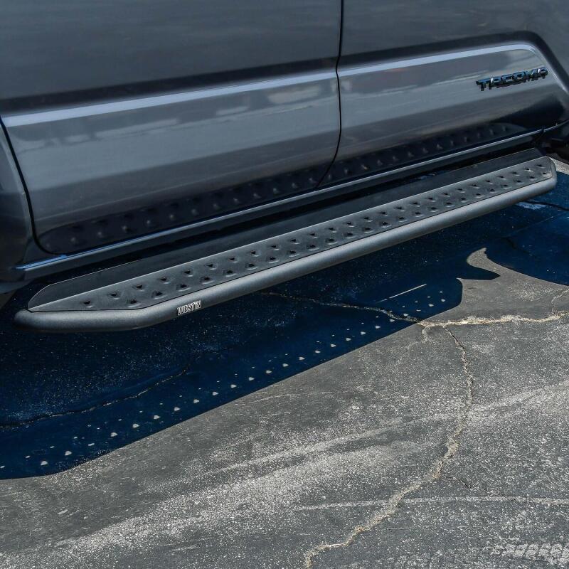 WES Running Boards - Outlaw - Westin 2024 Toyota Tacoma Double Cab Outlaw Running Boards - Textured Black
