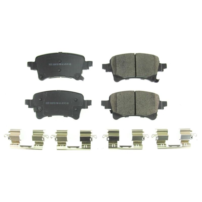 PSB Z17 Evolution Brake Pads - Power Stop 2020 Jeep Gladiator Rear Z17 Evolution Ceramic Brake Pads w/Hardware