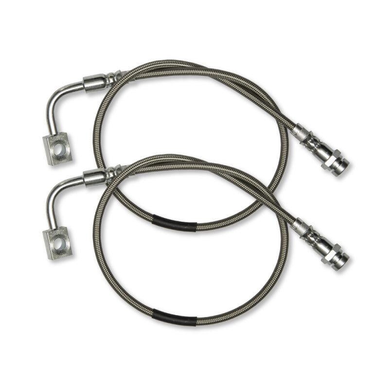 RKR Brake Lines - Rock Krawler 07-18 Jeep Wrangler JK/JKU Long Travel Stainless Steel Front Brake Lines