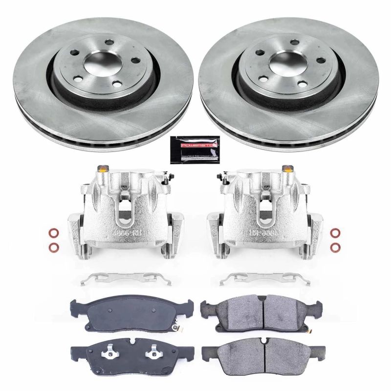 PSB Autospecialty Caliper - Power Stop 16-19 Jeep Grand Cherokee Front Autospecialty Kit w/Cals