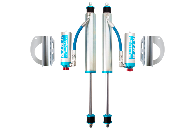 KIN 2.5 Shocks - King Shocks 89-97 Toyota Land Cruiser 80 Front 2.5 Dia Remote Res Shock for 6in Lift w/Adj (Pair)