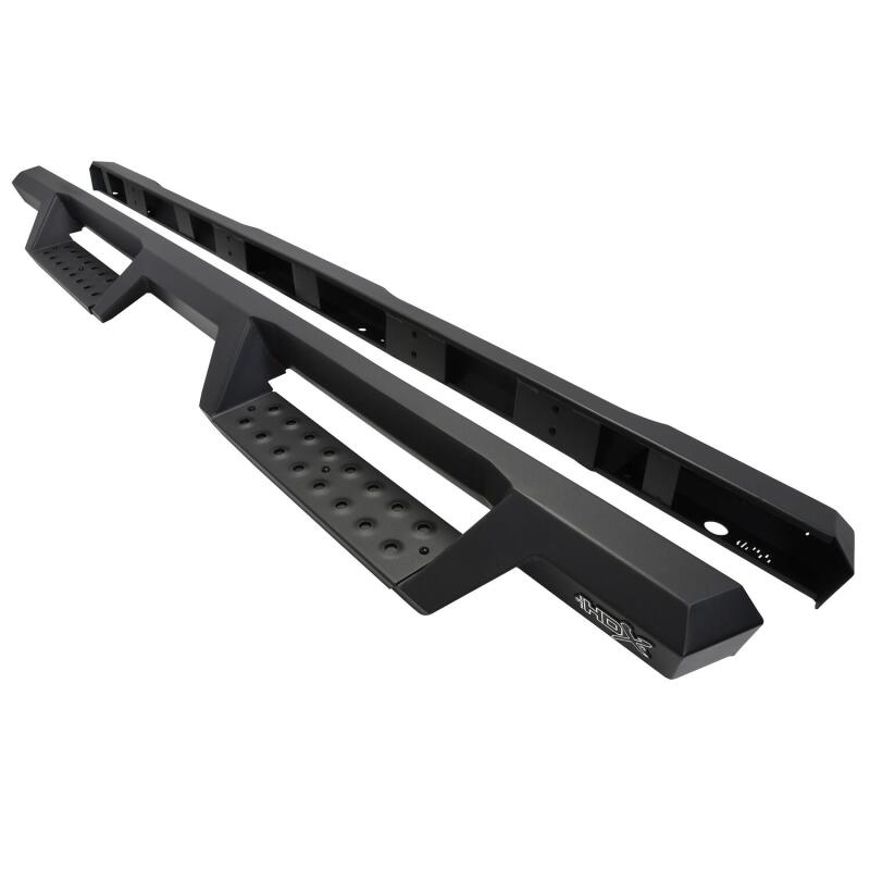 WES Nerf Bars - HDX Drop - Westin/HDX 07-18 Toyota Tundra CrewMax Drop Nerf Step Bars - Textured Black