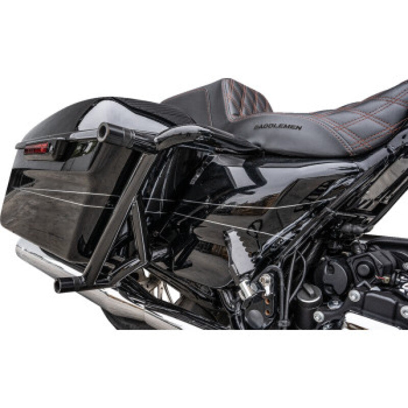 BUR Brawler Kits - Burly Brand  14-Up Touring Brawler Kit Front and Rear - Black
