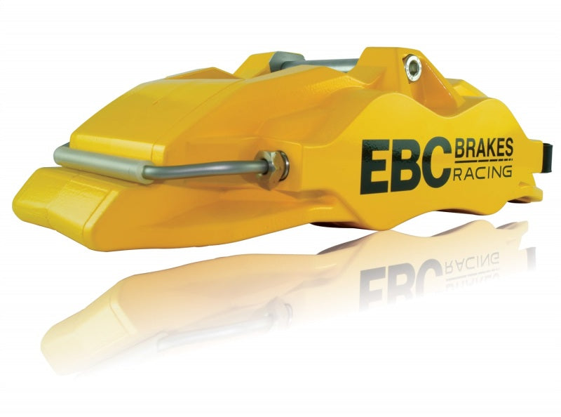 EBC Apollo-4 Calipers - EBC Racing 2014+ Audi S1 (8X) Front Left Apollo-4 Yellow Caliper