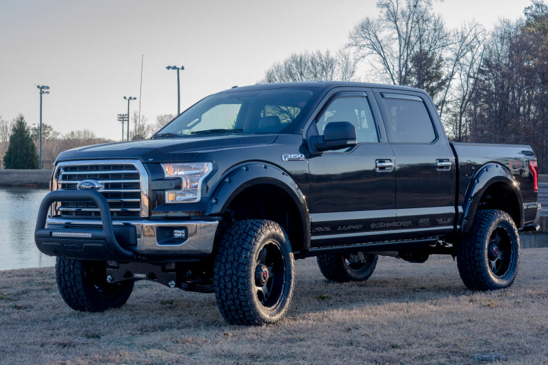LND Bull Bars - Lund 11-16 Ford F-250 Super Duty Bull Bar w/Light & Wiring - Black