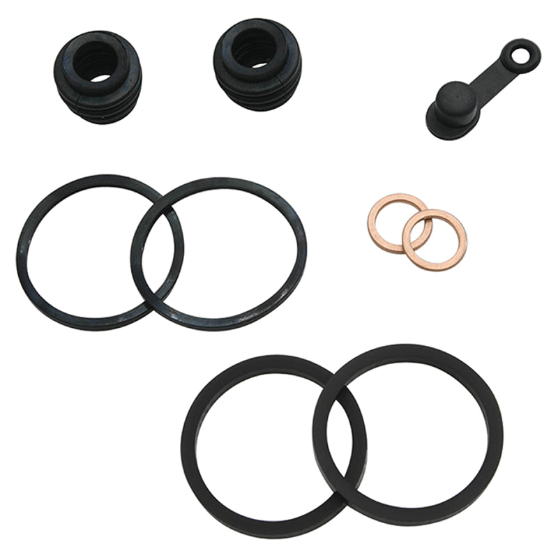 ABR Caliper Rebuild Kits - All Balls Racing 16-23 Honda Pioneer 1000 Caliper Rebuild Kit Rear