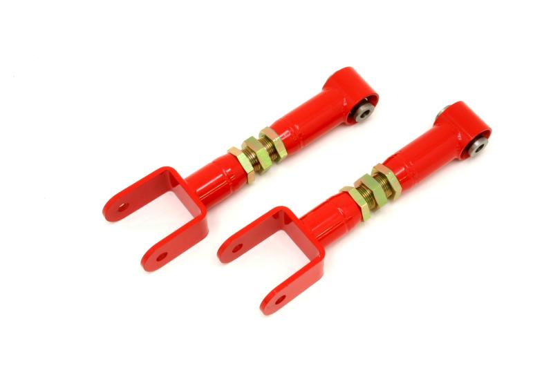 BMR Control Arms - BMR 78-87 G-Body Upper Control Arms On-Car Adj. w/ Spherical Bearings - Red