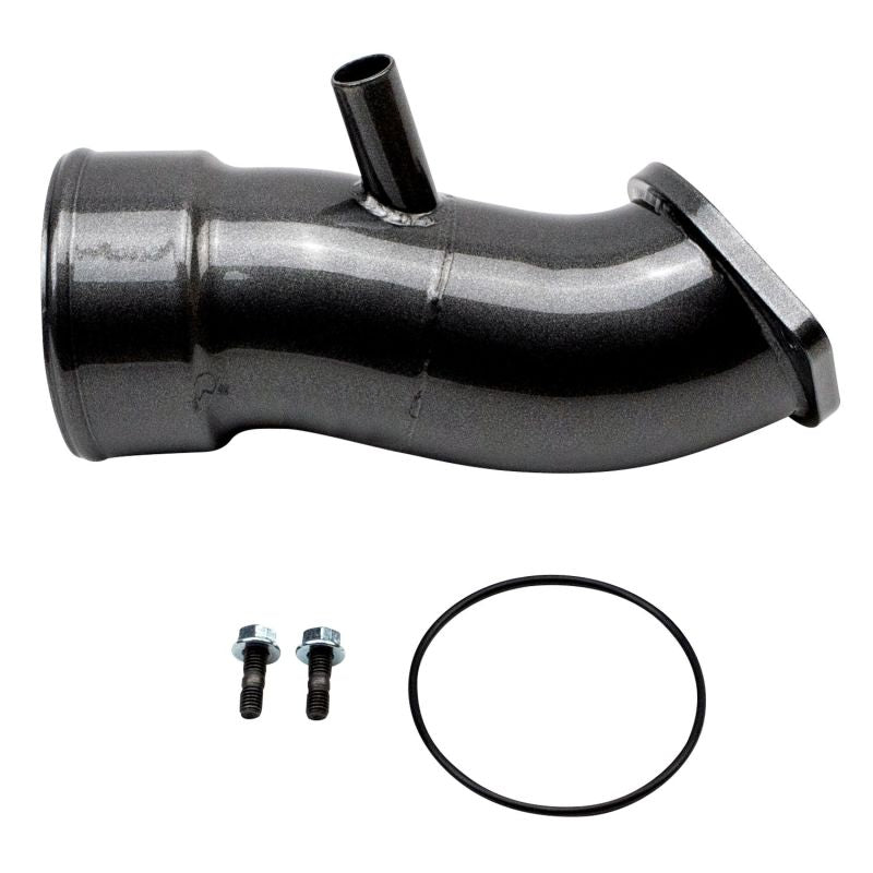 WCF Intake Horn - Wehrli 20-24 Chevrolet 6.6L L5P Duramax 3.5in Intake Horn w/PCV Port - Gloss Black