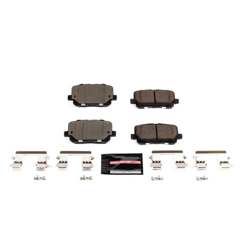 PSB Z23 Evolution Brake Pads - Power Stop 14-19 Dodge Charger Rear Z23 Evolution Sport Brake Pads w/Hardware