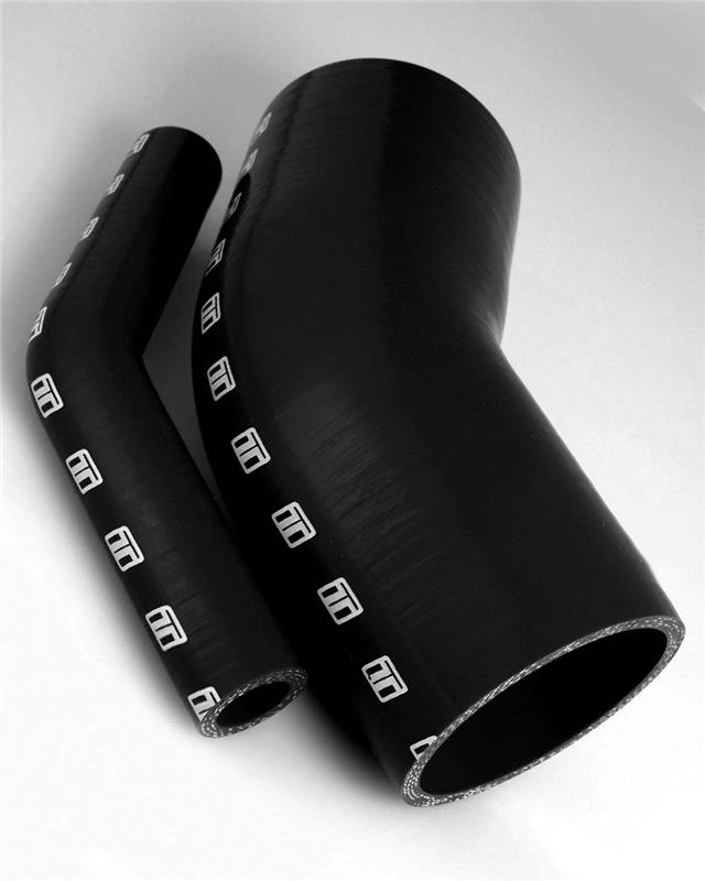 TS Silicone Elbows - Turbosmart 45 Elbow 3.50 - Black Silicone Hose