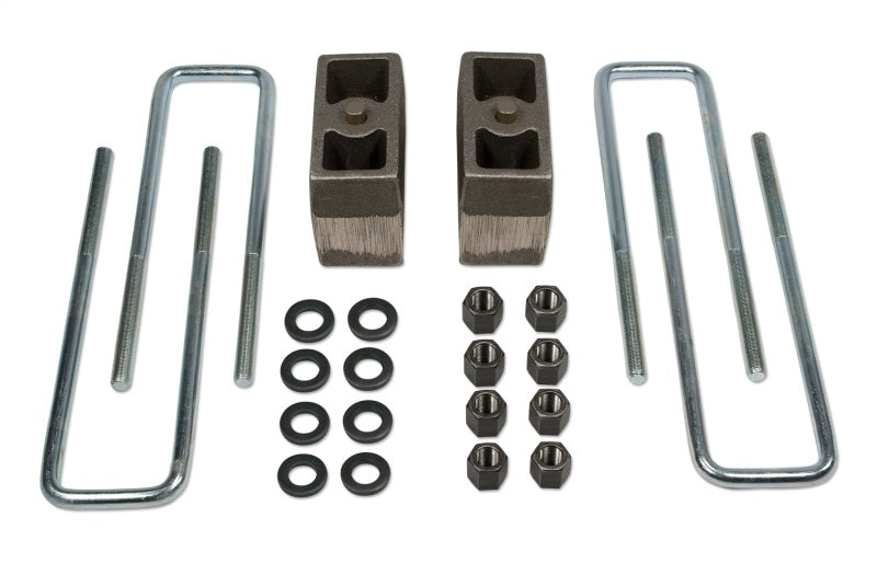 TUF Rear Block Kits - Tuff Country 92-98 GMC Suburban 1500 & 2500 4wd 4in Rear Block & U-Bolt Kit