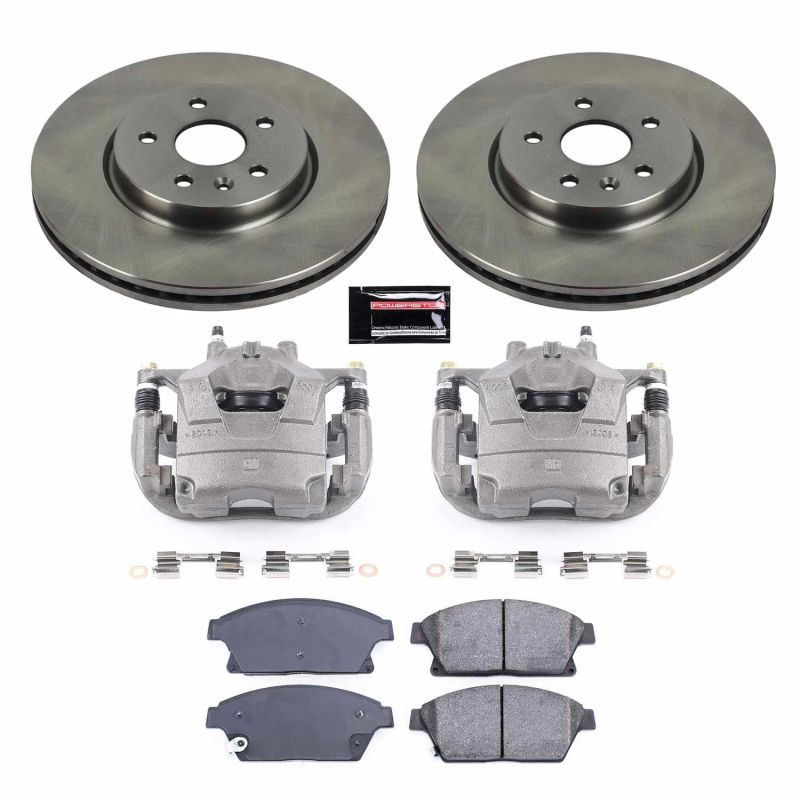 PSB Autospecialty Kit w/Cals - Power Stop 15-16 Chevrolet Trax Front Autospecialty Brake Kit w/Calipers
