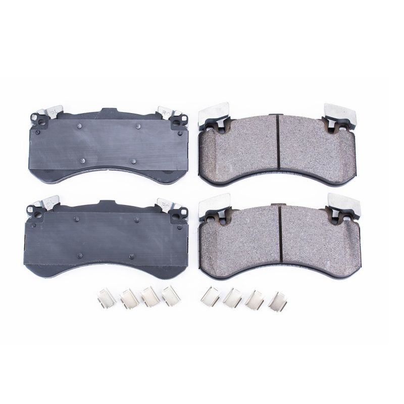 PSB Z17 Evolution Brake Pads - Power Stop 16-18 Audi A7 Quattro Front Z17 Evolution Ceramic Brake Pads w/Hardware
