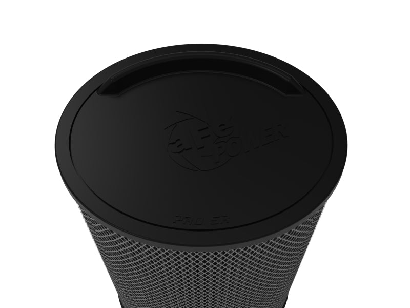 AFE Universal Pro-5 R Filter - aFe POWER Magnum FLOW Blk Pro 5R Air Filter 6.75x5in Flange x 9.25x7.5 Base x 7.75x6 Top x 18 Height