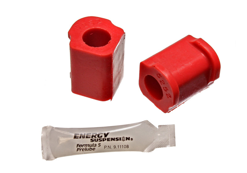 ES Sway Bar Bushings - Red - Energy Suspension 92-95 Toyota MR2 Red 19mm Rear Sway Bar Frame Bushings