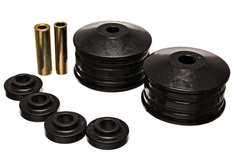ES Motor Mounts - Black - Energy Suspension 00-04 Mitsubishi Eclipse FWD (V6 engine only) Black Motor Mount Inserts (2 Torque