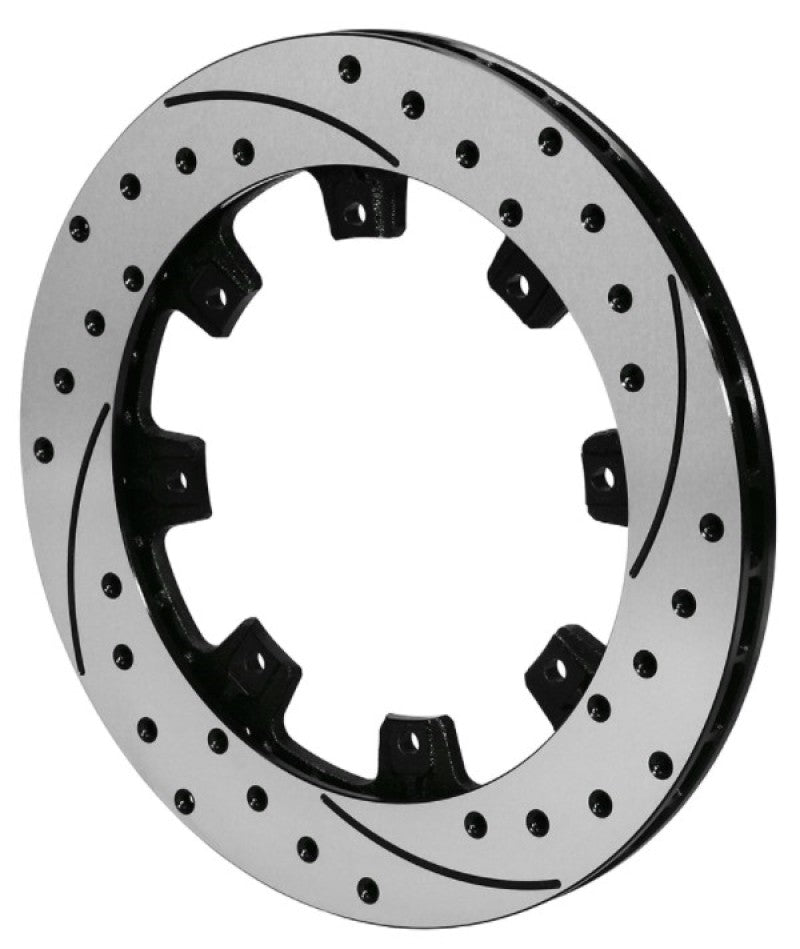 WIL Rotors - Wilwood Rotor-UL32 Iron LH-SRP BLK Drl 12.19 x .810 - 8 on 7.62in