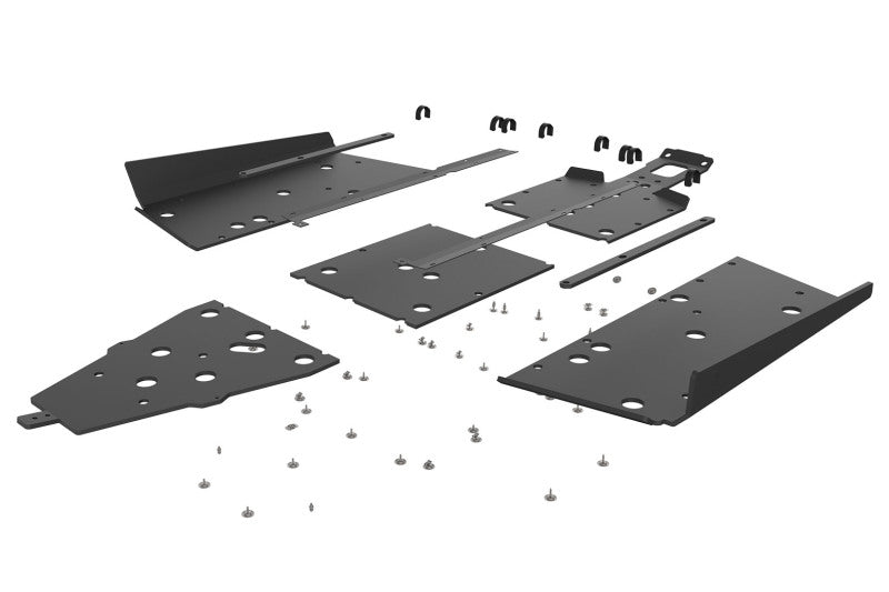 SZM Skid Plate & Rock Slider Kits - Seizmik 16-21 Polaris General 1000/ XP UHMW Skid Plate w/Rock Slider Kit - Black