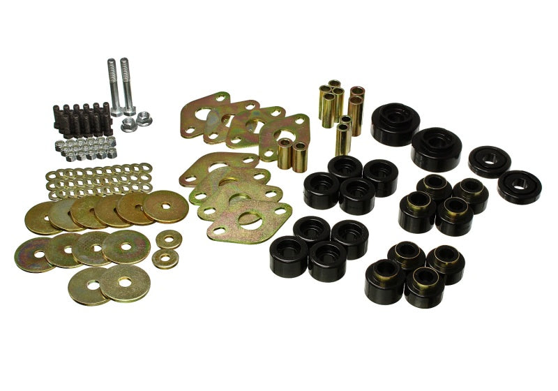 ES Body Mounts - Black - Energy Suspension 18-20 Jeep Wrangler JL Body Mount Set With Hardware - Black