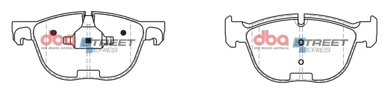 DBA Street Series Brake Pads - DBA 16-18 BMW X4 M40i Street Series Front Brake Pads