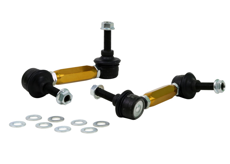 WL Sway Bar Links - Whiteline 03-06 Nissan 350z Z33 Rear Swaybar link kit-Adjustable Ball End Links