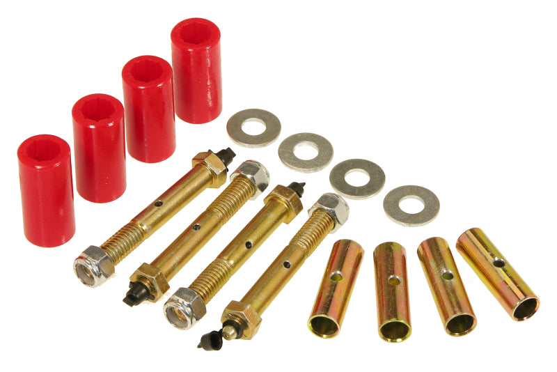 PRO Spring/Shackle Bush- Red - Prothane 55-75 Jeep CJ5/7 Front & Rear Main Spring Eye Bushings - Red